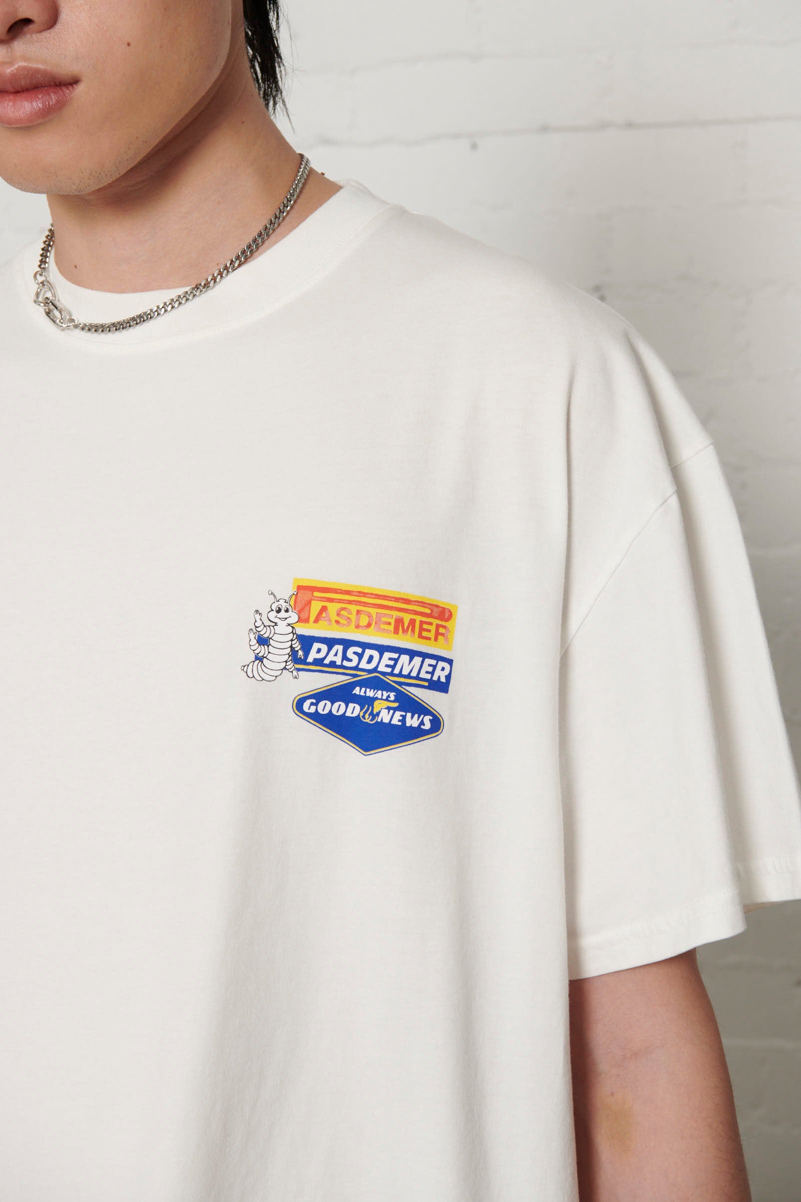 PAS DE MER - Good News T-Shirt - White - Headz Up 