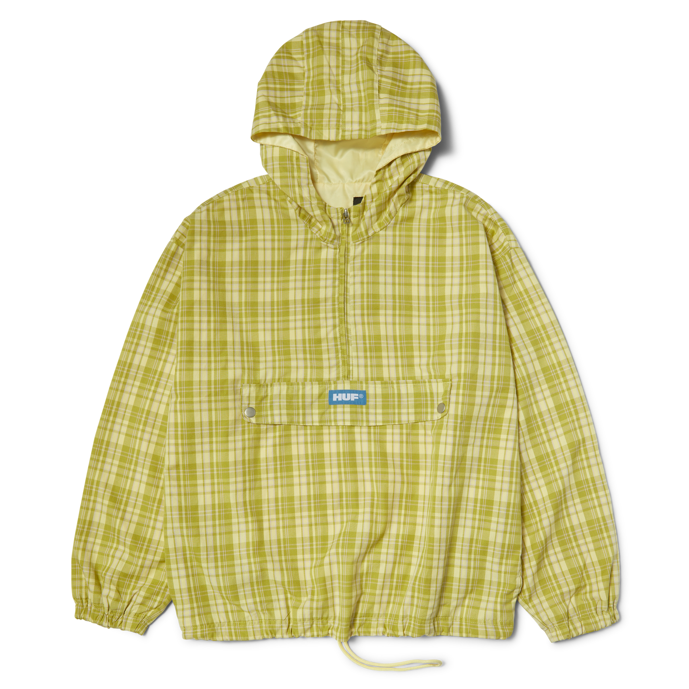 HUF - Rivington plaid anorak - Tarragon - Headz Up 