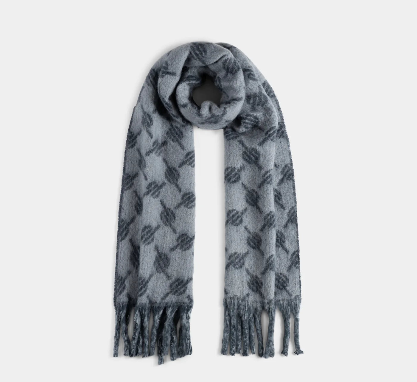 DAILY PAPER - Riyo monogram scarf - Sky captain - Headz Up 