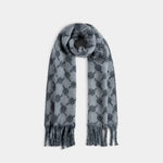DAILY PAPER - Riyo monogram scarf - Sky captain - Headz Up 