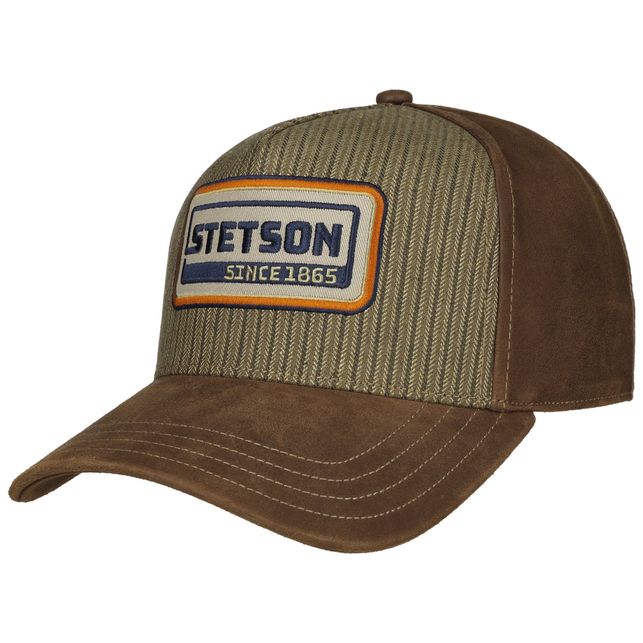 Stetson - Cotton Linen Stripe - Brown - Headz Up 