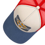 Stetson - Rhombus - Trucker Cap - White/Blue/Red - Headz Up 