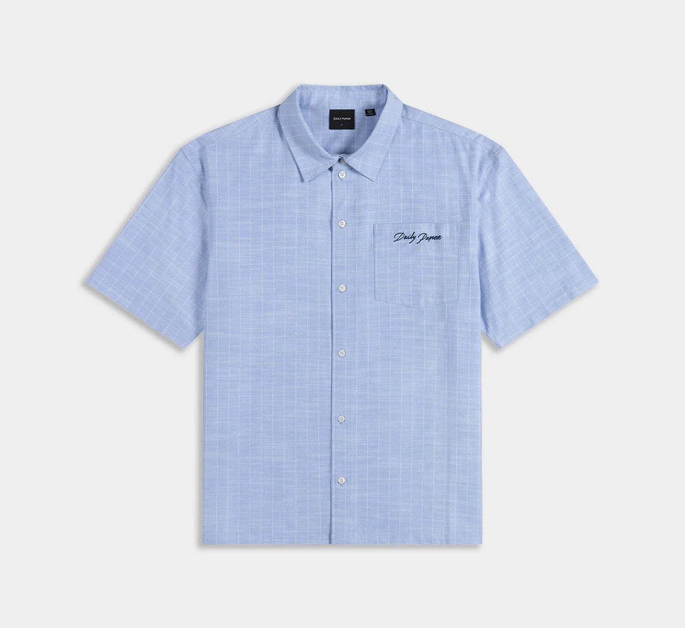 DAILY PAPER - Script ss shirt - Blue - Headz Up 