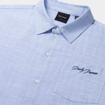 DAILY PAPER - Script ss shirt - Blue - Headz Up 