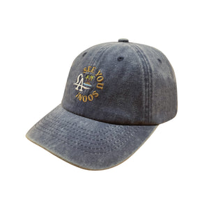 See You Soon 5-Panel Cap - Washed Navy - Headz Up 