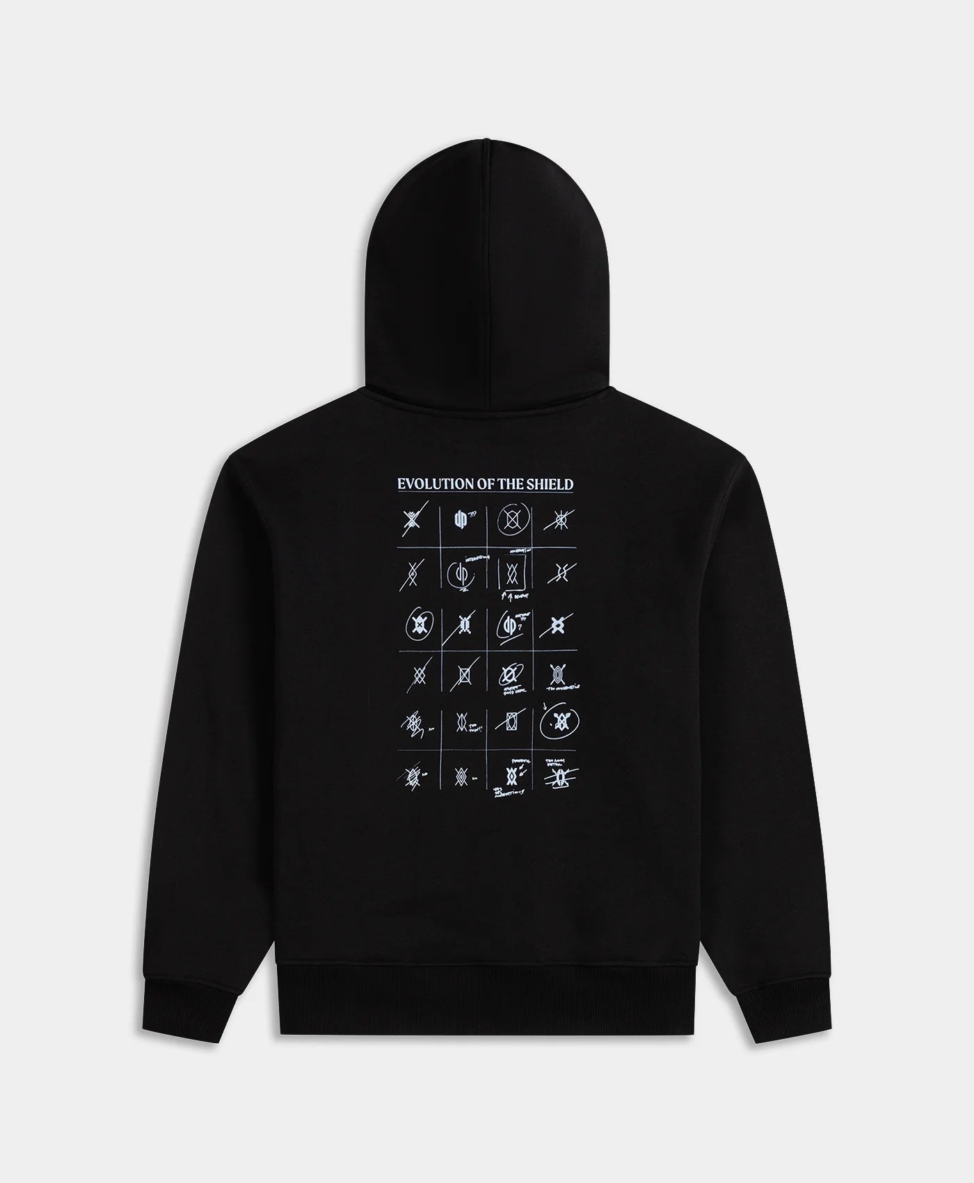 DAILY PAPER - Shield evolution hoodie - Black - Headz Up 