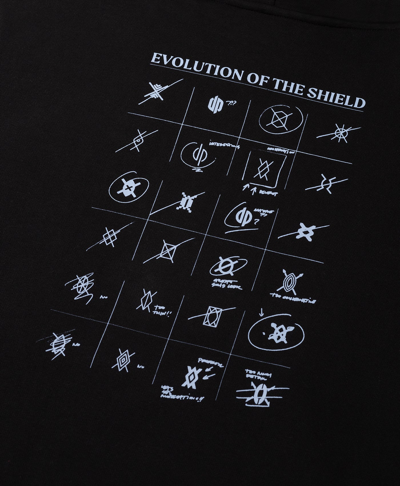 DAILY PAPER - Shield evolution hoodie - Black - Headz Up 
