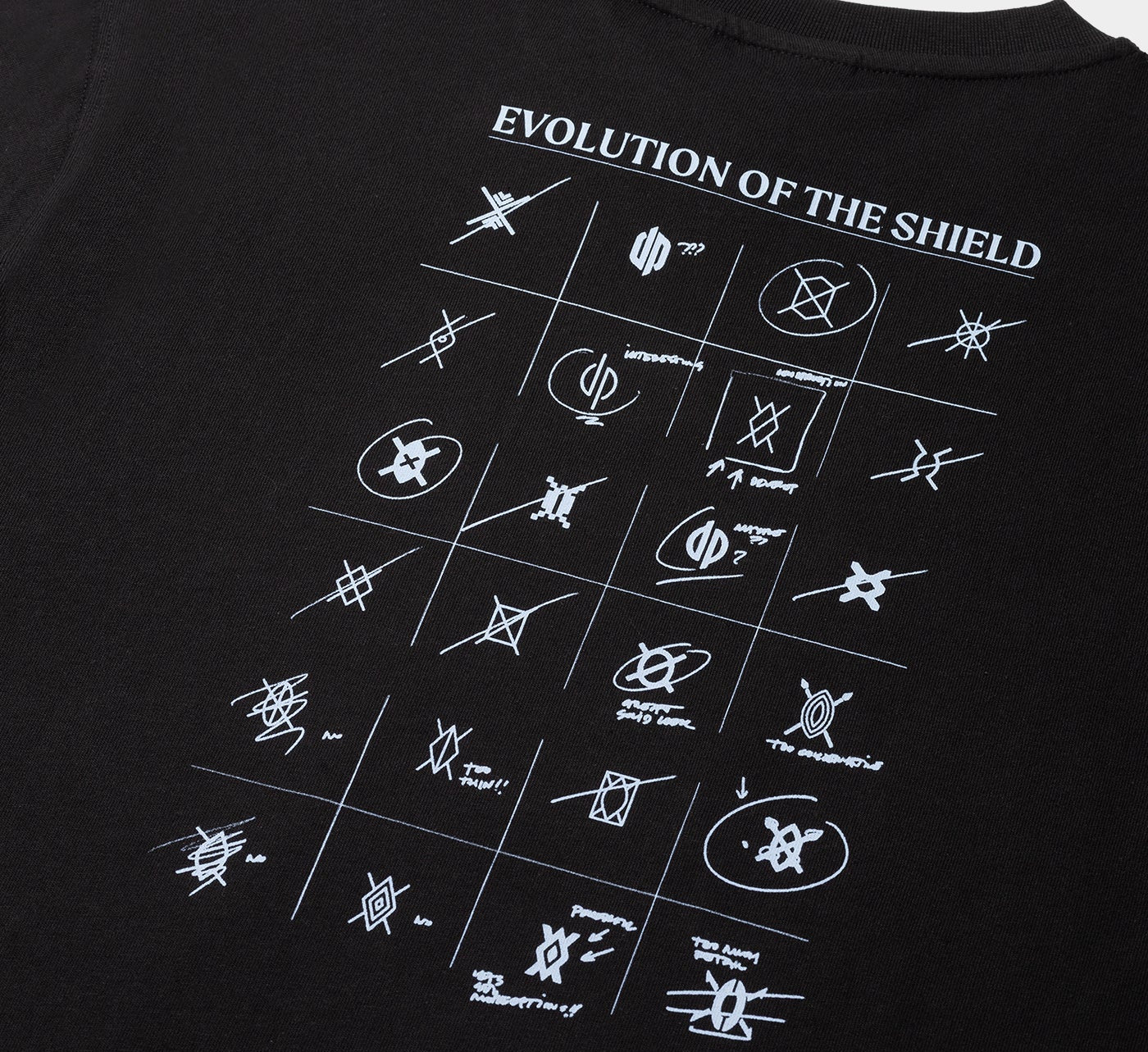 DAILY PAPER - Shield evolution ss tee - Black - Headz Up 