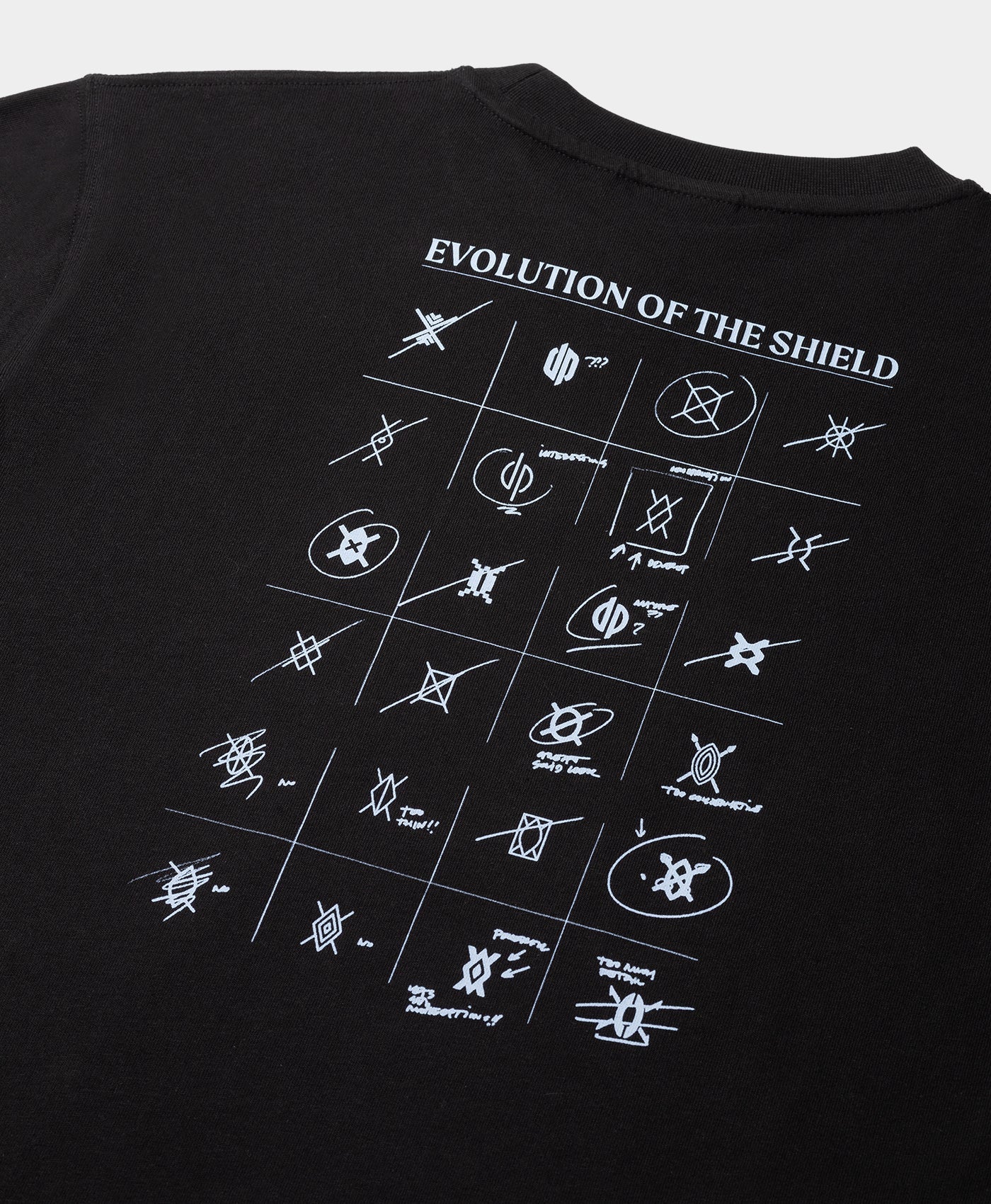 DAILY PAPER - Shield evolution ss tee - Black - Headz Up 
