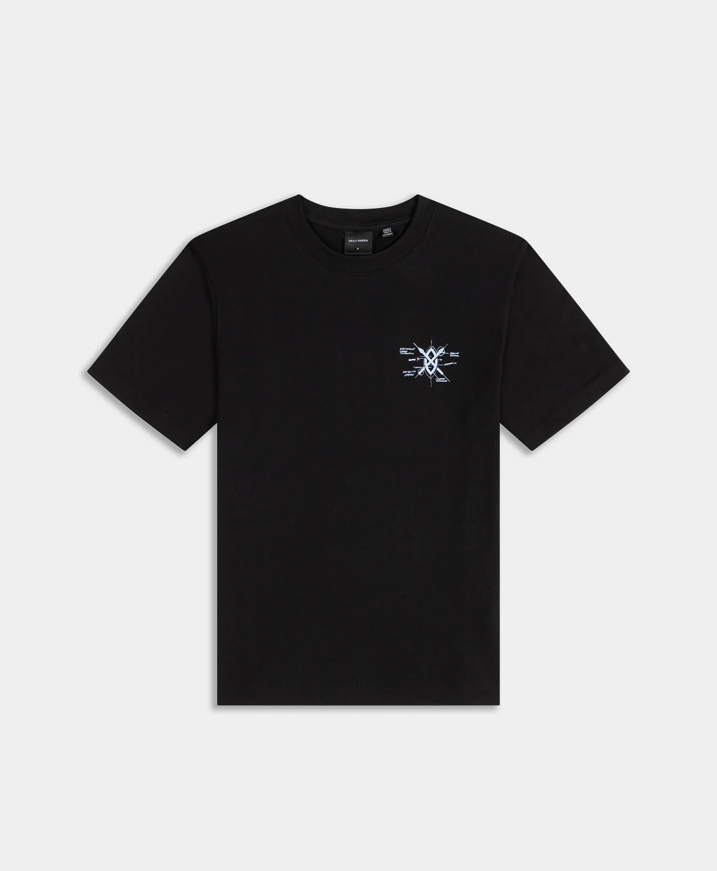 DAILY PAPER - Shield evolution ss tee - Black - Headz Up 