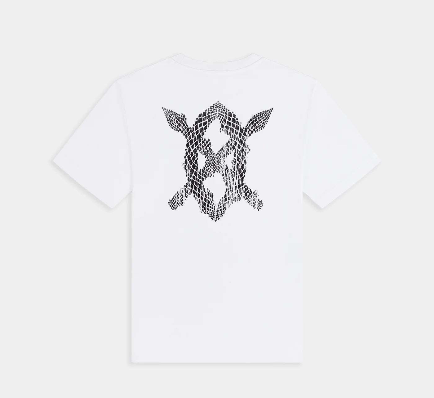 DAILY PAPER - Snake shield ss tee - White - Headz Up 