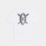 DAILY PAPER - Snake shield ss tee - White - Headz Up 