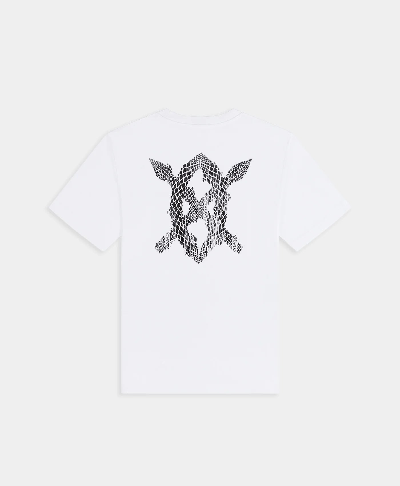 DAILY PAPER - Snake shield ss tee - White - Headz Up 