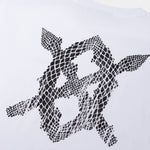 DAILY PAPER - Snake shield ss tee - White - Headz Up 