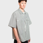 LAU LAU - Short Sleeve Striped Shirt - Black/White - Headz Up 