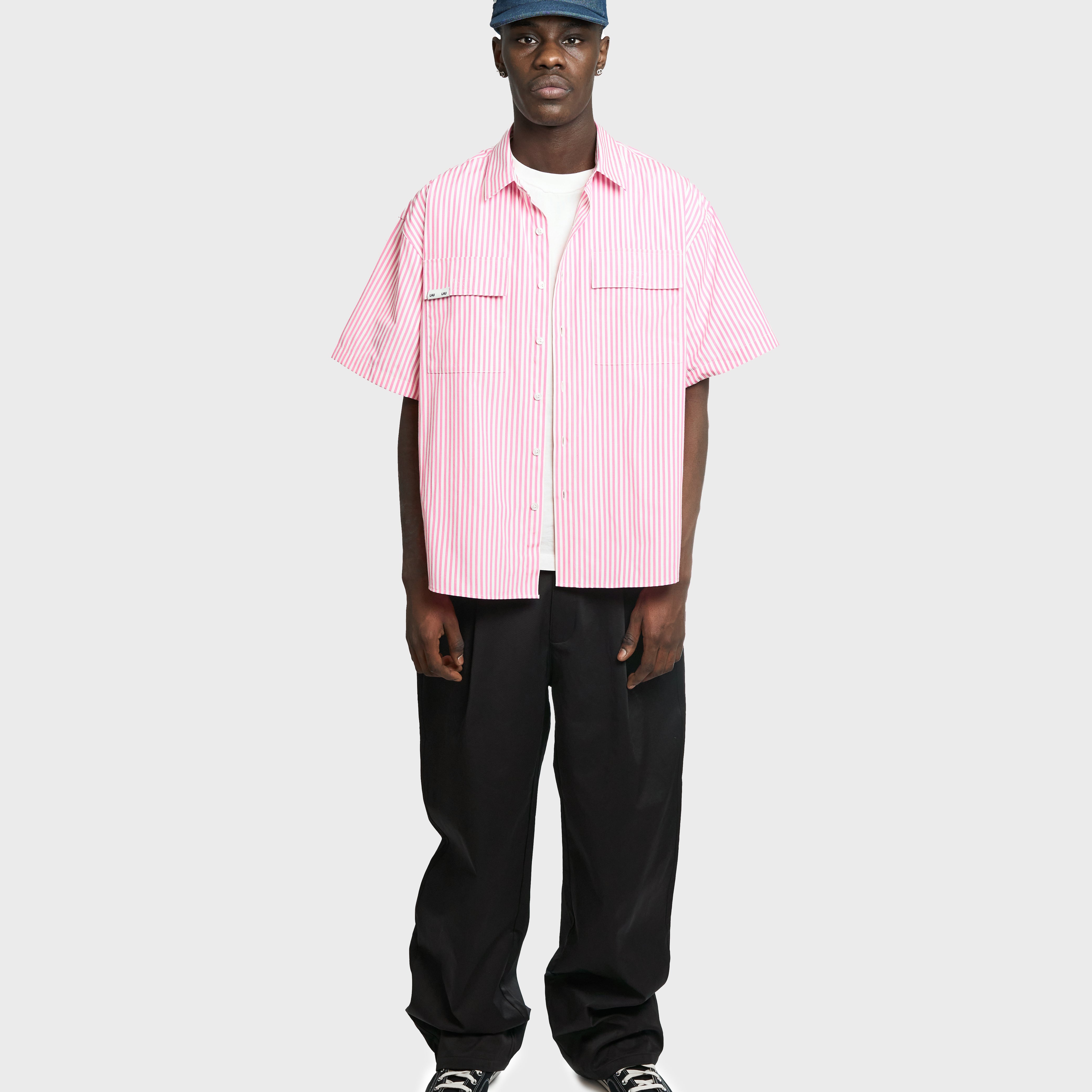 LAU LAU - Wide Pleated Trousers - Black - Headz Up 