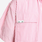 LAU LAU - Short Sleeve Striped Shirt - Pink/White - Headz Up 