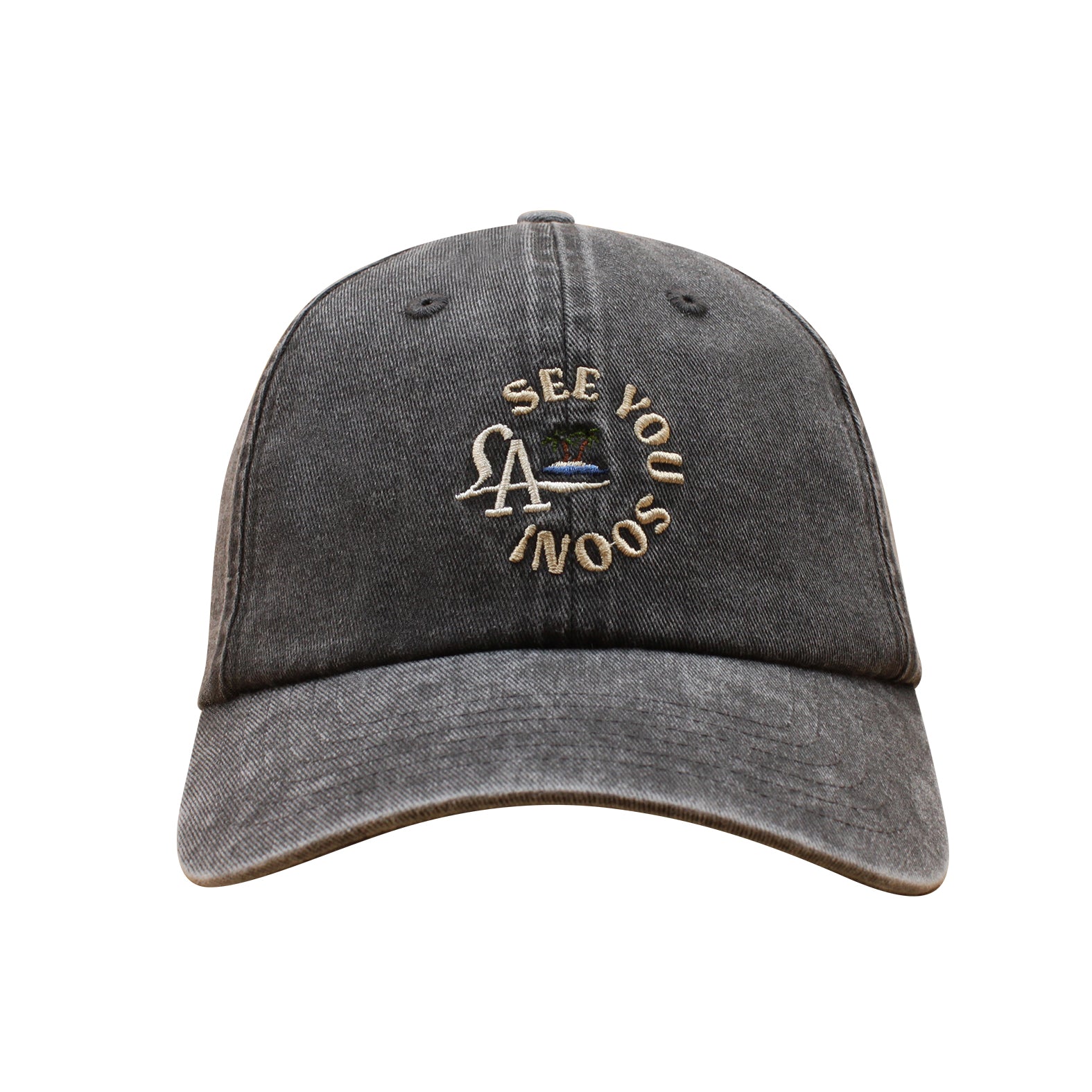 Lustful Worldwide - SYS - Dad Cap - Washed Black - Headz Up 