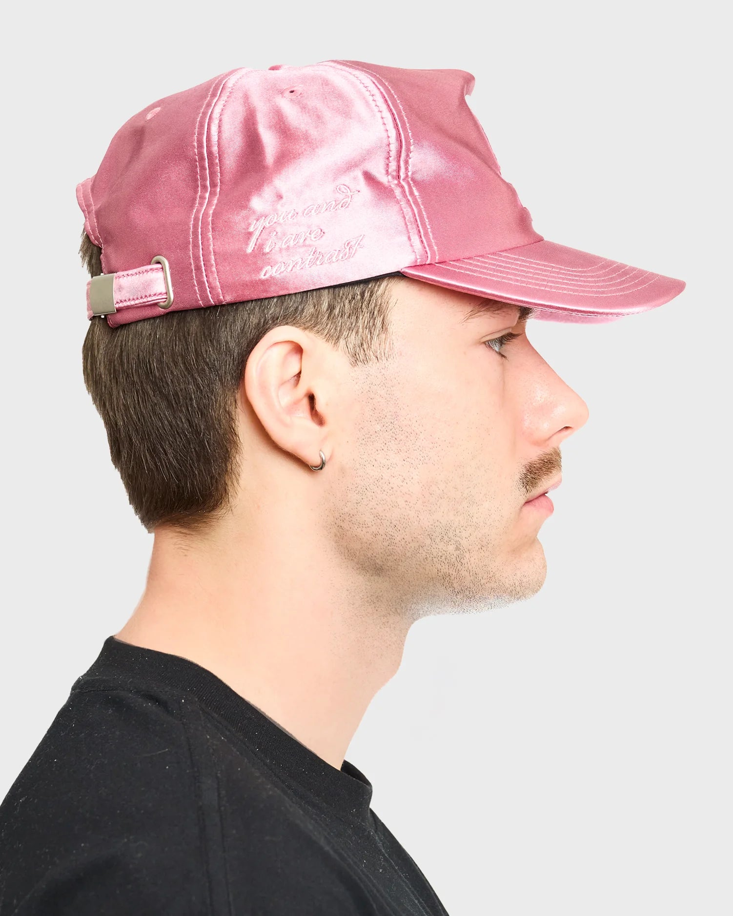 LAU LAU - Baseball Cap - Pink Satin - Headz Up 