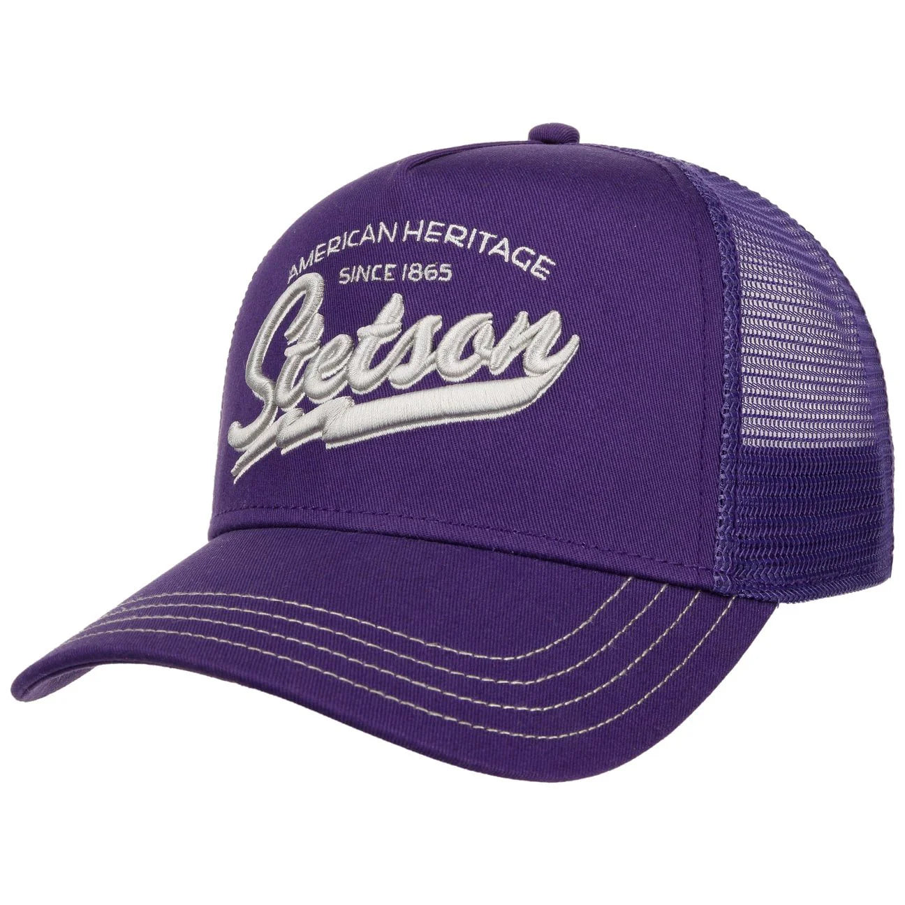 Stetson - American Heritage Classic Trucker Cap - Purple - Headz Up 