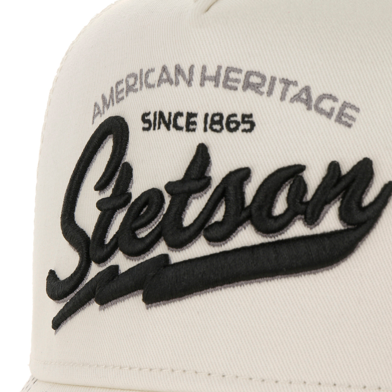 Stetson American Heritage Classic Trucker Cap - Off White - Headz Up 