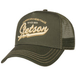Stetson American Heritage Classic Trucker Cap - Olive - Headz Up 