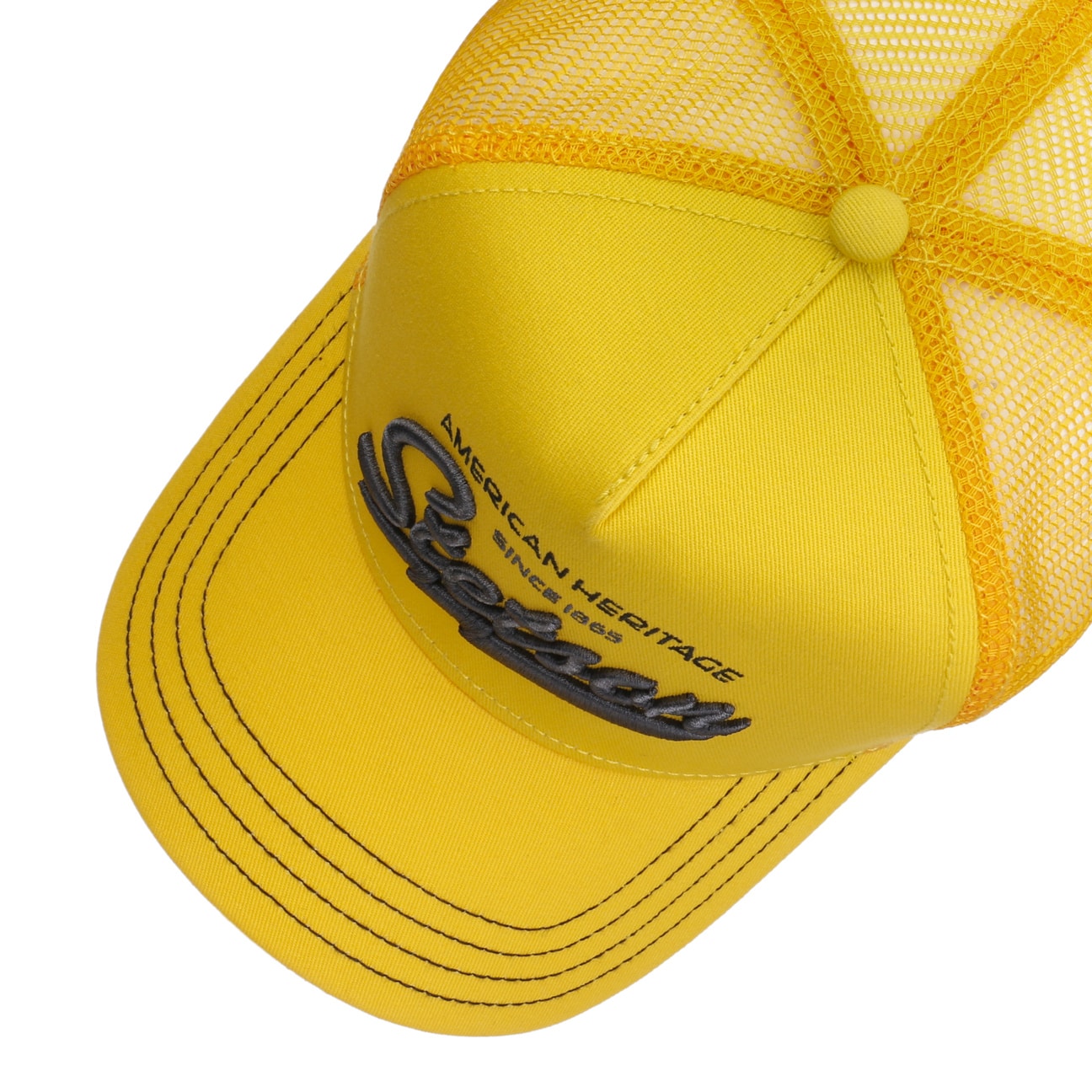 Stetson American Heritage Classic Trucker Cap - Yellow - Headz Up 