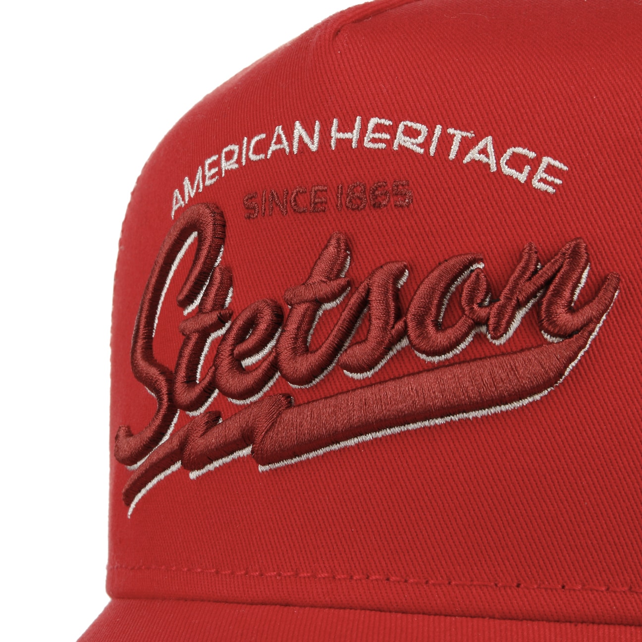 Stetson American Heritage Classic Trucker Cap - Red - Headz Up 