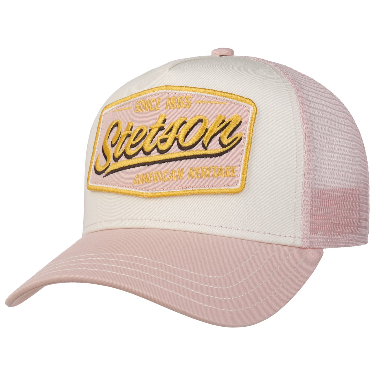 Stetson - Heritage Vintage Trucker Cap - Pink - Headz Up 