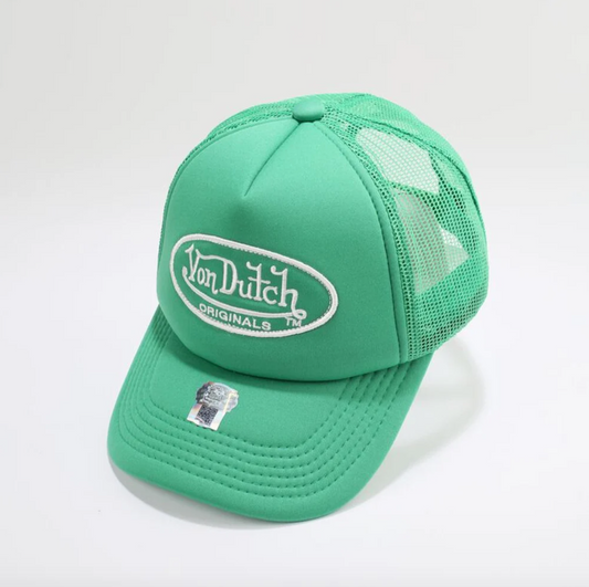 Von Dutch Tampa Trucker Cap - Green/Green - Headz Up 