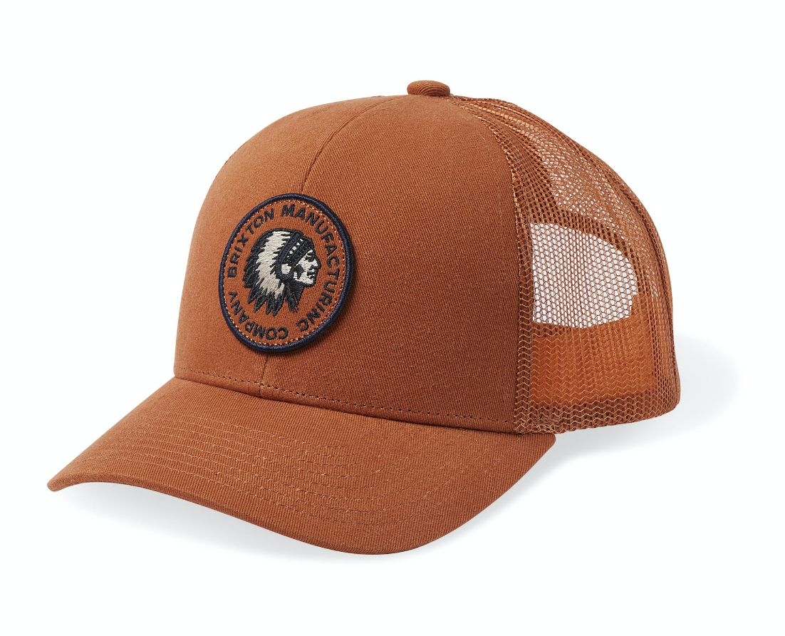 Rival Stamp X C MP Mesh Trucker Cap - Paradise Orange - Headz Up 