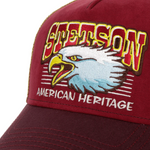 Eagle Head Trucker Cap - Cherry Red - Headz Up 