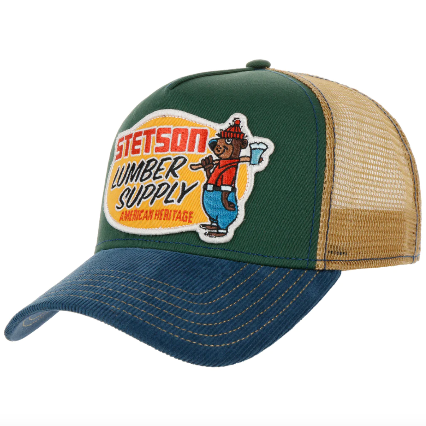 Stetson - Lumber Supply Trucker Cap - Dark Green - Headz Up 