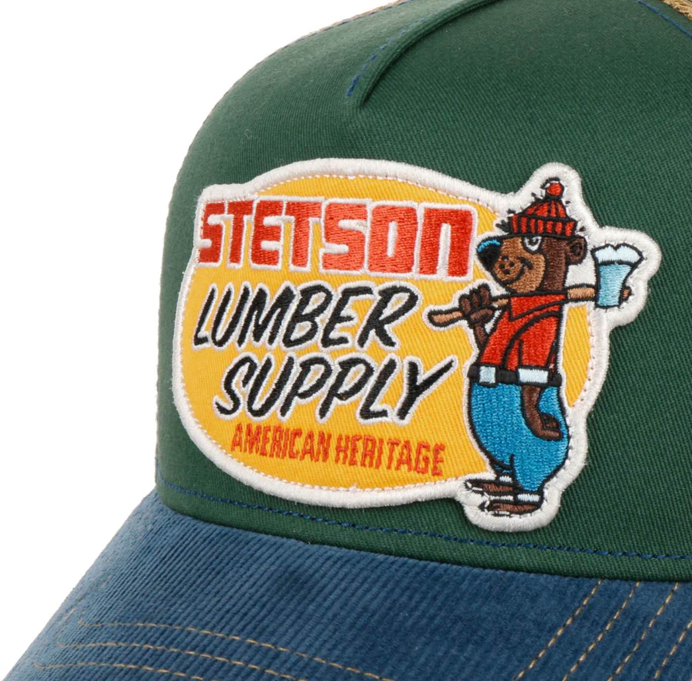 Stetson - Lumber Supply Trucker Cap - Dark Green - Headz Up 