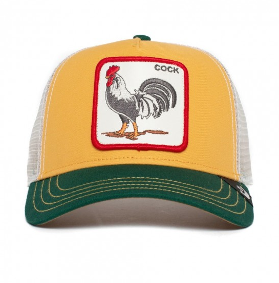 Goorin Bros The Cock - Trucker Cap - Yellow/Green - Headz Up 