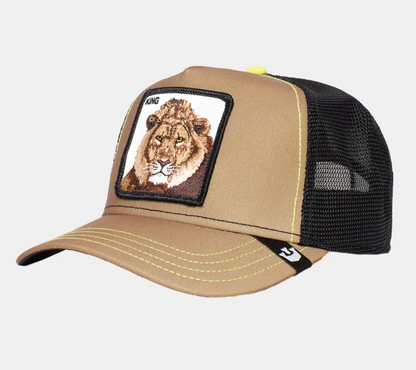 Goorin Bros Lion Nights Reflective - Trucker Cap - Gold - Headz Up 