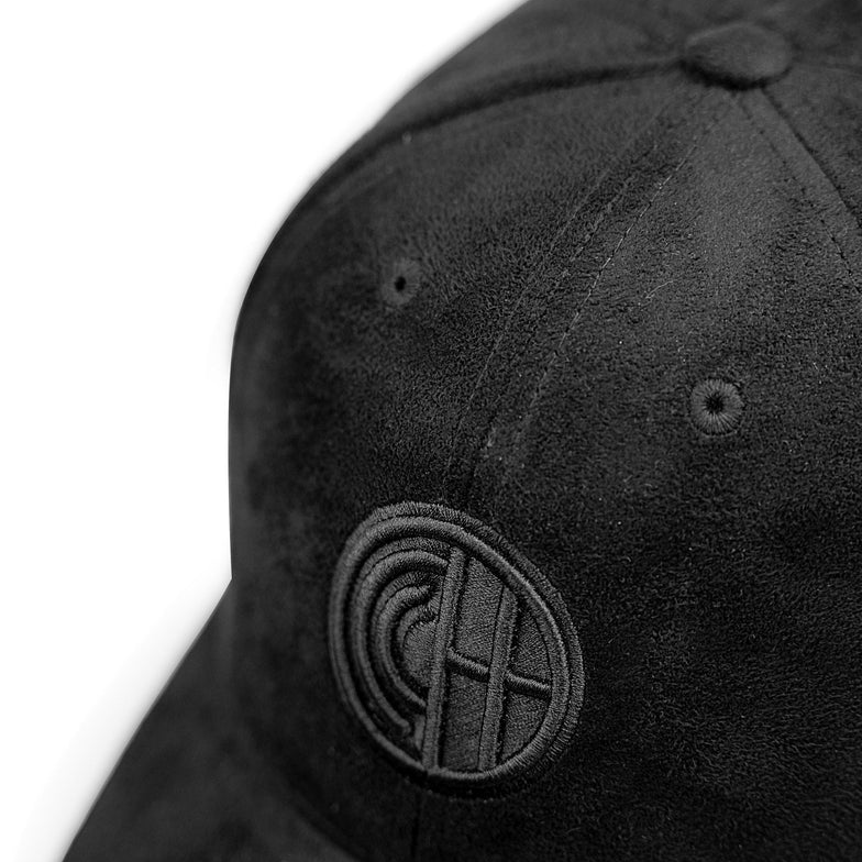 City Caps - Black Suede Baseball Cap - Headz Up 