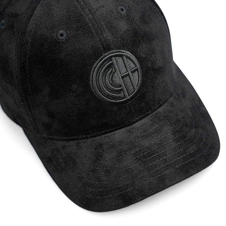 City Caps - Black Suede Baseball Cap - Headz Up 