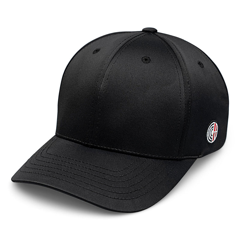 City Caps - Black Satin Baseball Cap - Headz Up 