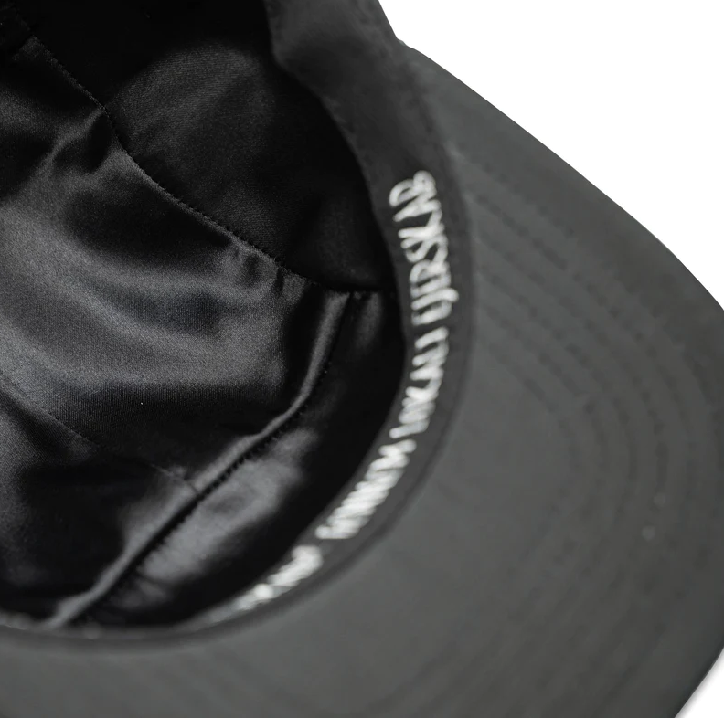 City Caps - Black Satin Baseball Cap - Headz Up 