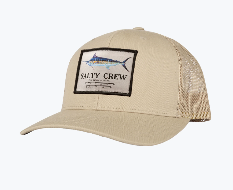 Salty Crew - Marlin Mount Trucker Cap - Khaki - Headz Up 
