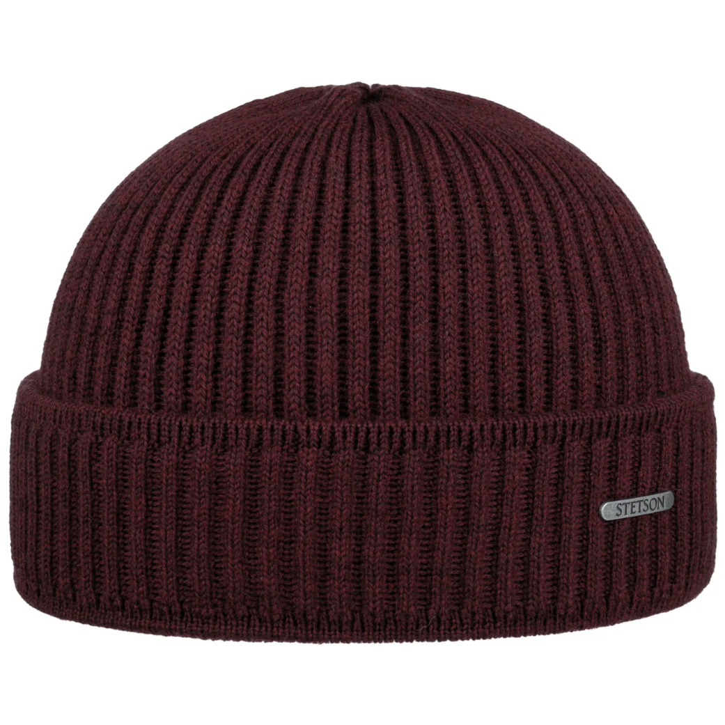 Stetson - Beanie Merino - Burgundy - Headz Up 