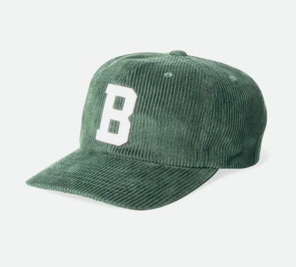 Brixton - Big B Mp Cap - Emerald Cord - Headz Up 
