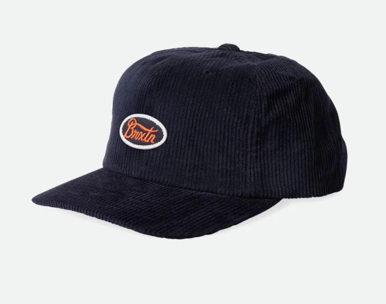 Brixton - Parsons LP Cap - Washed Navy/Caution Orange - Headz Up 
