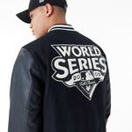 New Era - MLB World Series Varsity Jacket New York Yankees - Black/Off White - Headz Up 