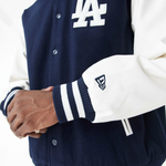 New Era - MLB World Series Varsity Jacket Los Angeles Dodgers -Navy/Off White - Headz Up 