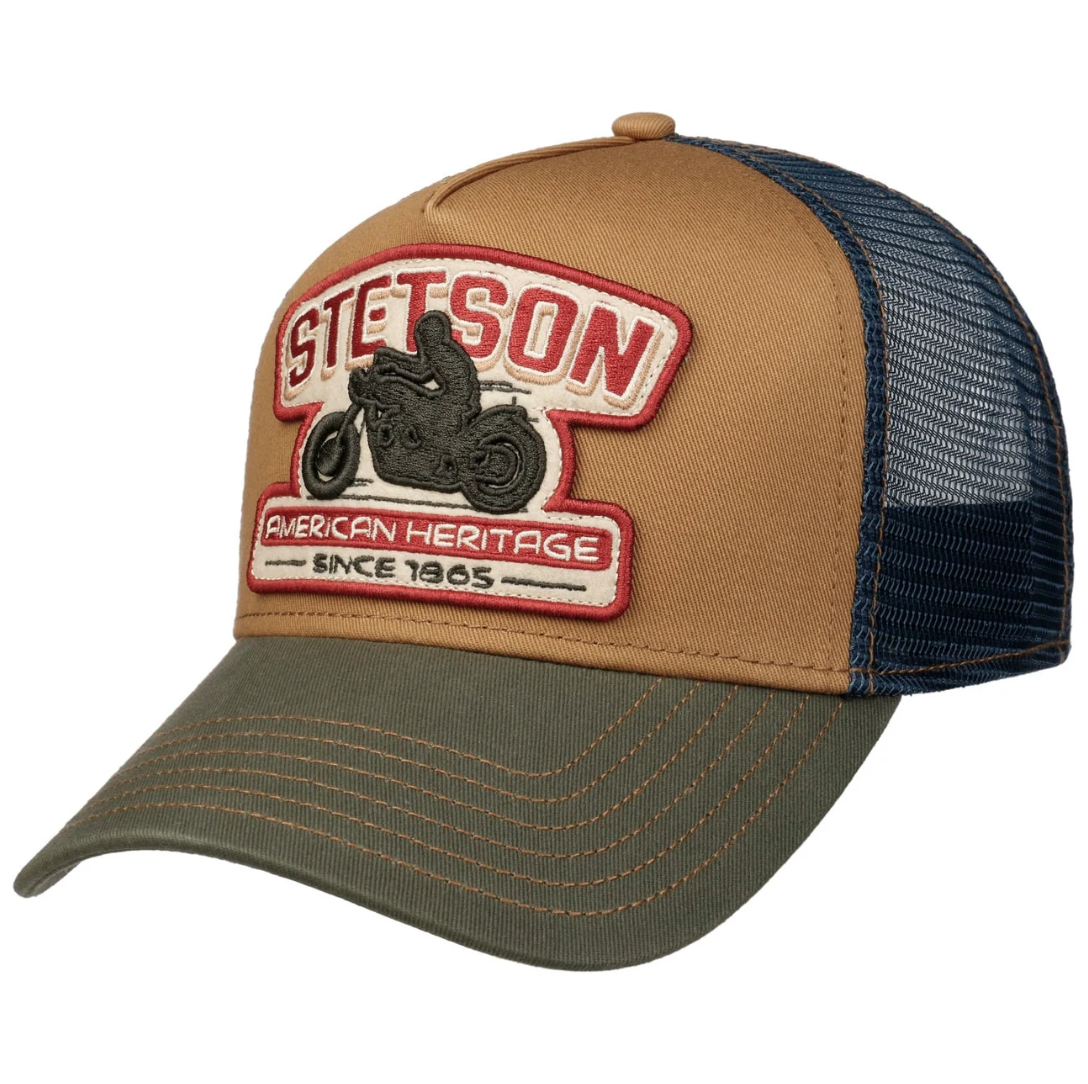 Stetson - Motorcycle Trucker Cap - Brown - Headz Up 