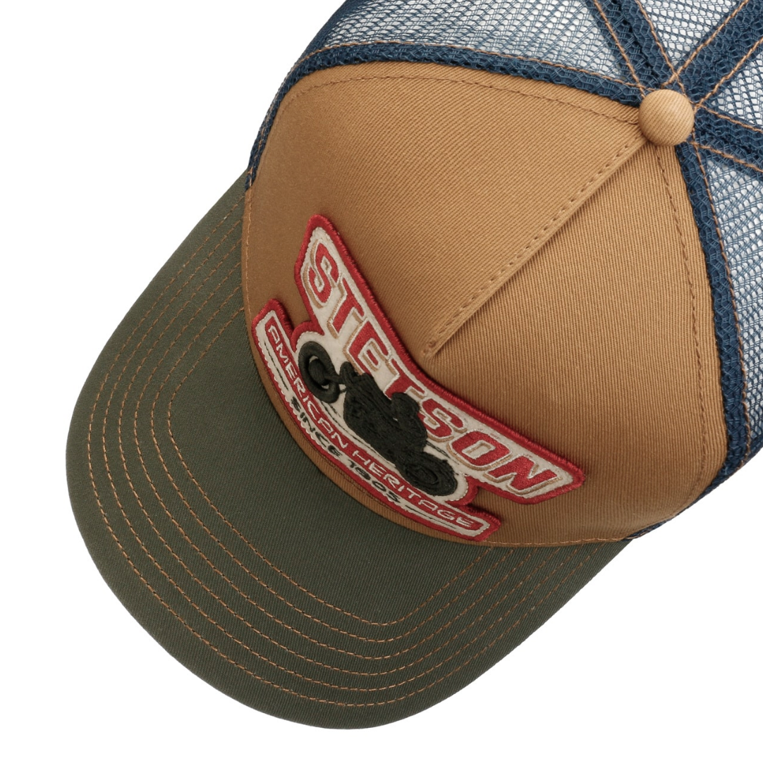 Stetson - Motorcycle Trucker Cap - Brown - Headz Up 