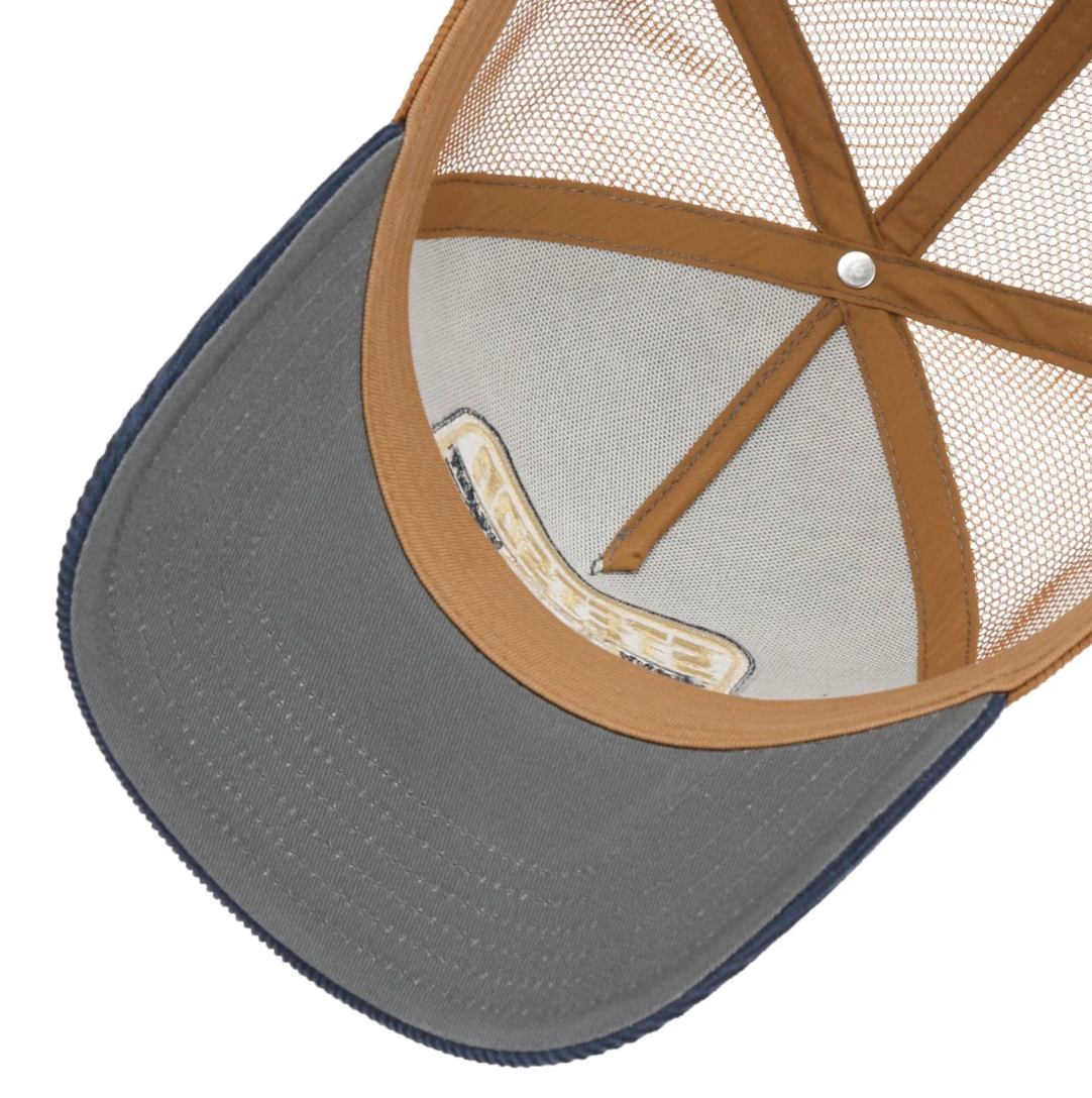 Stetson - Heavy Duty Trucker Cap - Grey/Blue/Brown - Headz Up 