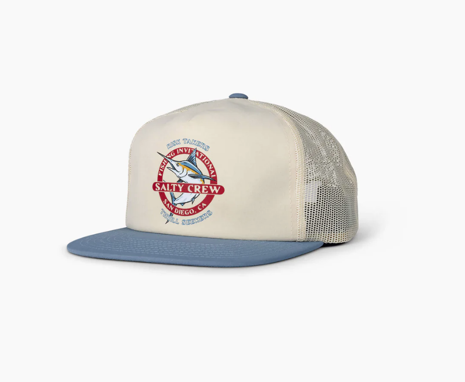 Salty Crew - INTERCLUB Trucker - Natural Slate - Headz Up 